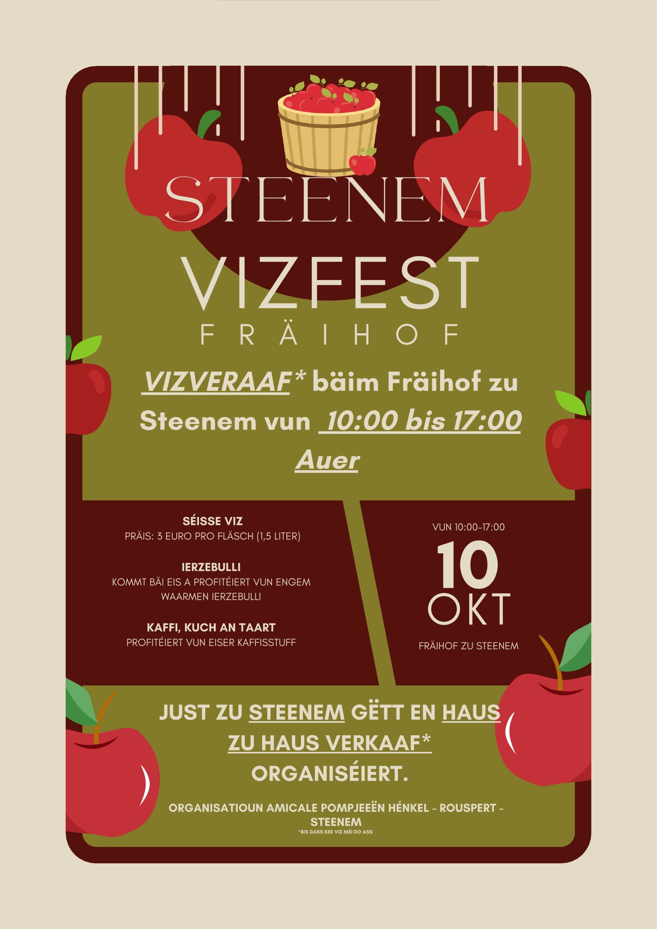 10. Oktober 2026: Vizfest Steinheim
